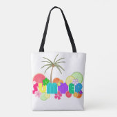 Sommer (mit Palme) Tasche (Rückseite)
