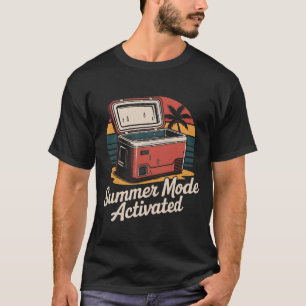 Sommer-Modus Aktiviert Lustiges Retro-Urlaubs-T-Sh T-Shirt