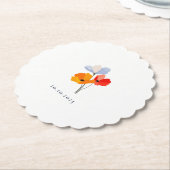Sommer Mohn Special Event Datum Showdusche Untersetzer (angewinkelt)