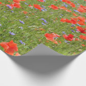 Sommer Mohnblumen und Cornflowers Geschenkpapier (Ecke)