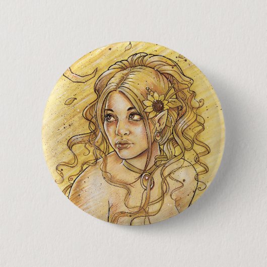 Sommer-Mond-Knopf Button (Vorderseite)