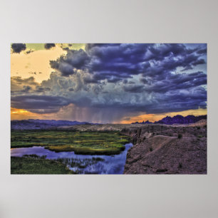 Sommer-Monsun-Wand-Kunst Poster