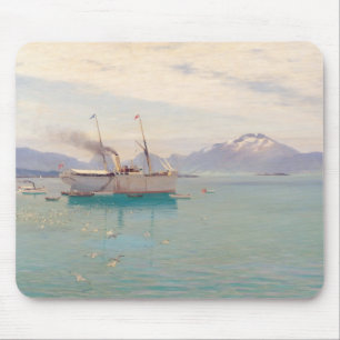 Sommer-Morgen bei Molde, 1892 Mousepad
