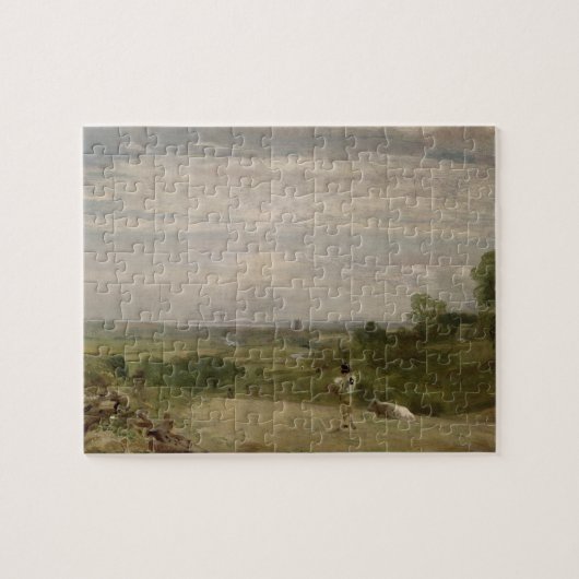 Sommer-Morgen John Constables |: Dedham von Langh Puzzle (Horizontal)