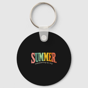 Sommer-Motivationszitat, das mich an meinen Grund Schlüsselanhänger
