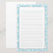 Sommer-Muschel-Muster Briefpapier (Vorne/Hinten)