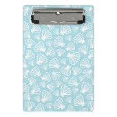 Sommer-Muschel-Muster Mini Klemmbrett (Vorderseite)