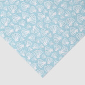 Sommer-Muschel-Muster Seidenpapier (Ausschnitt)