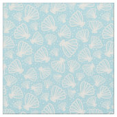 Sommer-Muschel-Muster Stoff (Nahaufnahme)