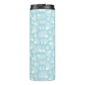 Sommer-Muschel-Muster Thermosbecher (Rückseite)