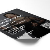 Sommer-Musikfestival QR-Code und Logo Poster (Ecke)