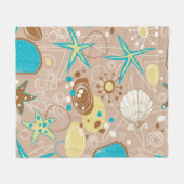 Sommer-Muster Fleecedecke (Vorderseite (Horizontal))