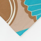 Sommer-Muster Fleecedecke (Ecke)