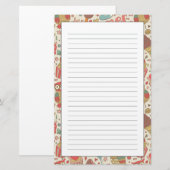 Sommer-Muster mit Eiscreme Briefpapier (Vorne/Hinten)