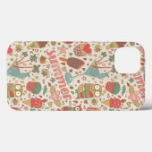 Sommer-Muster mit Eiscreme Case-Mate iPhone Hülle (Rückseite (Horizontal))