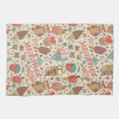 Sommer-Muster mit Eiscreme Küchentuch (Horizontal)