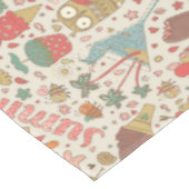 Sommer-Muster mit Eiscreme Tischdecke (Schrägansicht)