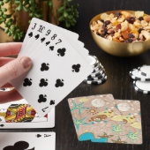 Sommer-Muster Spielkarten (In Situ)