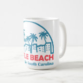 Sommer Myrtle Beach- South Carolina  Kaffeetasse (VorderseiteRechts)