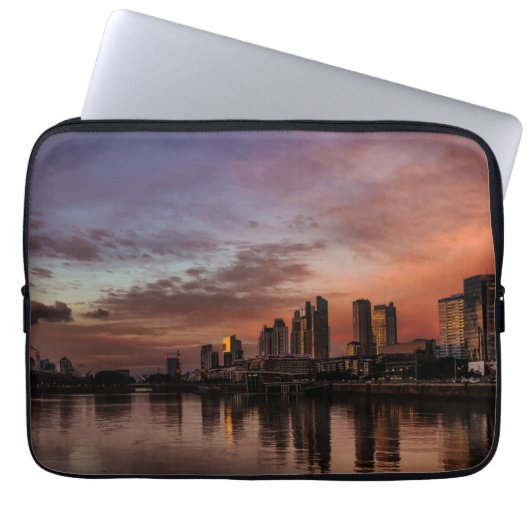 Sommer-Nachmittag Laptopschutzhülle (Vorderseite)