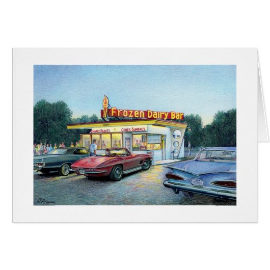 "Sommer-Nacht" Karte Pauls McGehee (Vorderseite (Horizontal))