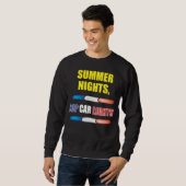 SOMMER-NACHTPolizist-AUTO-LICHTER Sweatshirt (Vorne ganz)