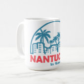 Sommer Nantucket-Massachusetts Kaffeetasse (Vorderseite Links)
