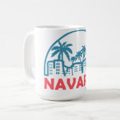 Sommer navarre- florida  kaffeetasse (Vorderseite Links)