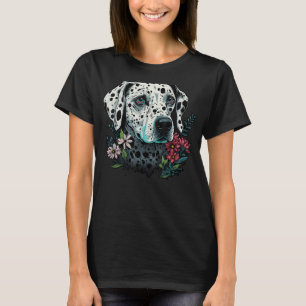 Sommer niedliche Blume Florenz Dalmatiner 4 T-Shirt