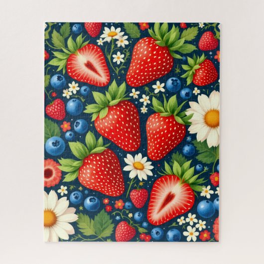 Sommer Obst Puzzle (Vertikal)