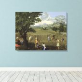 Sommer, oder Ruth und Boaz, 1660-64 Leinwanddruck (Insitu (Holzboden))