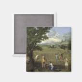 Sommer, oder Ruth und Boaz, 1660-64 Magnet (Vorderseite/Rückseite)