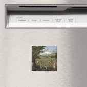 Sommer, oder Ruth und Boaz, 1660-64 Magnet (In Situ (Geschirrspüler))