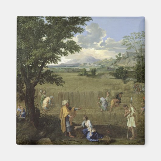 Sommer, oder Ruth und Boaz, 1660-64 Magnet (Vorne)