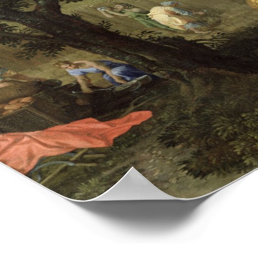Sommer, oder Ruth und Boaz, 1660-64 Poster (Ecke)