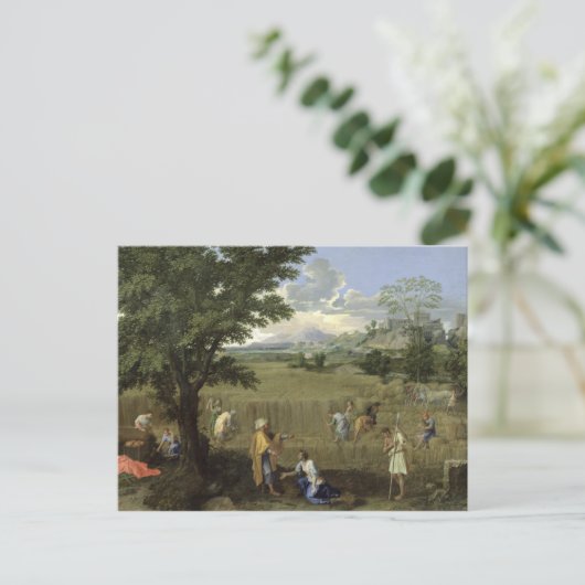 Sommer, oder Ruth und Boaz, 1660-64 Postkarte (Stehend Vorderseite)