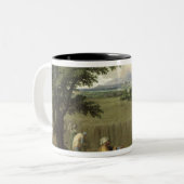 Sommer oder Ruth und Boaz, 1660-64 Zweifarbige Tasse (Vorderseite Links)
