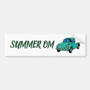Sommer OM Blau Hippie Mandala Auto Aufkleber