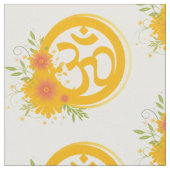 Sommer-OM-Symbol Stoff (Nahaufnahme)