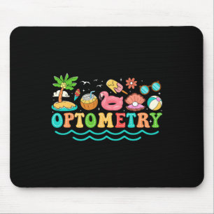 Sommer Optometrist Urlaub Spaß Optometrie Liebhabe Mousepad