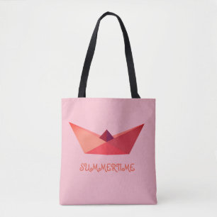 Sommer Origami Hut All-Over-Print-Tasche Tasche