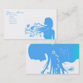 Sommer Paisley Visitenkarte (Vorne/Hinten)