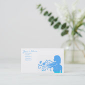 Sommer Paisley Visitenkarte (Stehend Vorderseite)