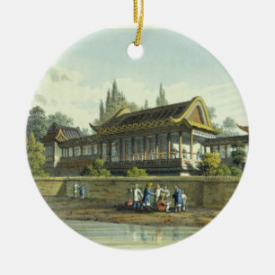 Sommer-Palast des Kaisers, gegenüber von der Stad Keramikornament