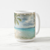Sommer Palm Beach Tasse (VorderseiteRechts)