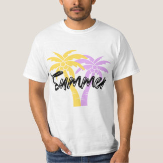 Sommer-Palmbaum-T-Shirt | Tropisches ästhetisches  T-Shirt