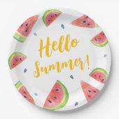 Sommer Pappteller (Vorderseite)