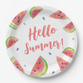 Sommer Pappteller (Vorderseite)