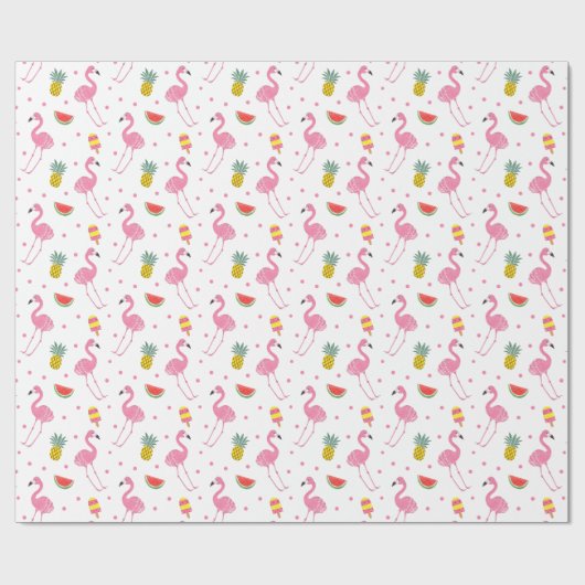 Sommer-Party Geschenkpapier (Flach)