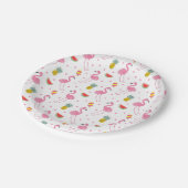 Sommer-Party Pappteller (Schrägansicht)